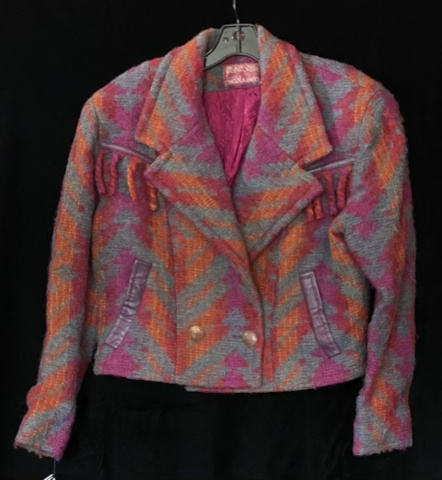 Adriane Nicolaisen Felted Bomber Jacket