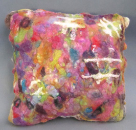 Mickie McCormic Felted Pillow