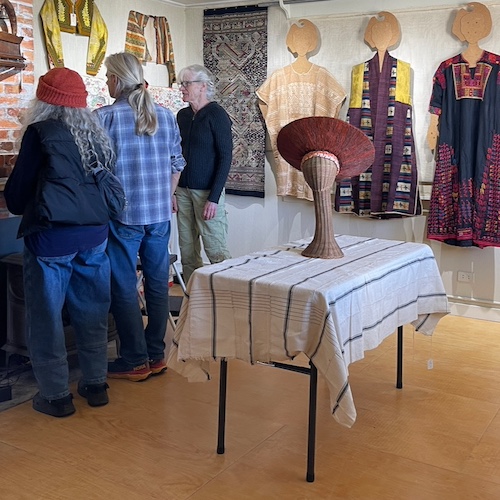 Informal talks in the gallery with Lolli Jacobsen