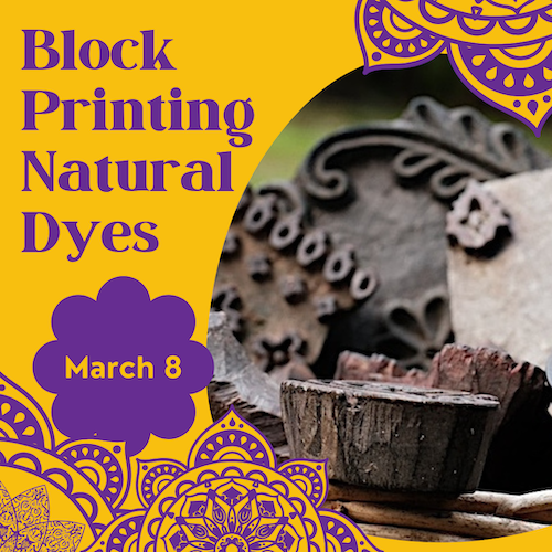 Creative Threads Workshop - Block Printing